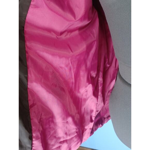 Joe Boxer 1X Black&Pink Trim Womens Zip Up Jacket Faux Fur Trim Hood Removable - Picture 4 of 9